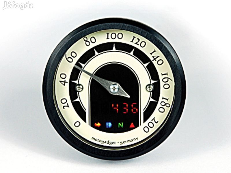 MOTOGADGET Motoscope Tiny Speedster, sebességmérő fekete