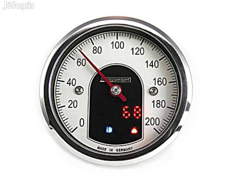 MOTOGADGET Motoscope Tiny, 49 analóg polírozott