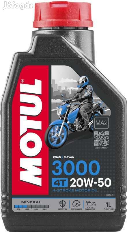 MOTUL 3000 4T Motorolaj - 20W50 1L x12- 1 LITER