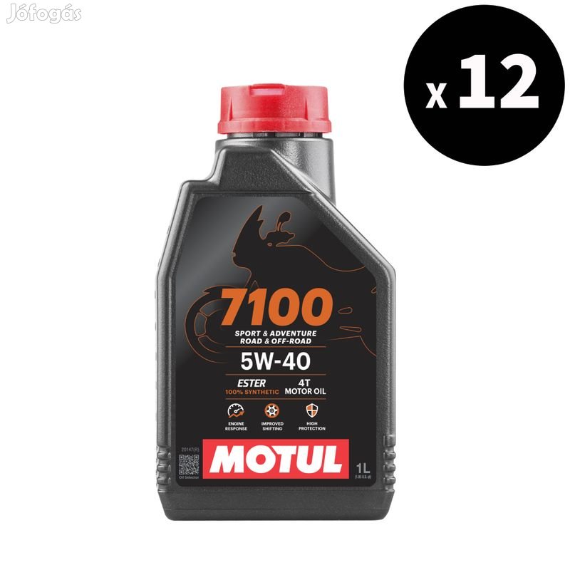 MOTUL 7100 4T 5W40 motorolaj 1L x12