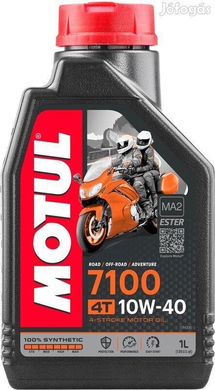 MOTUL 7100 4T Motorolaj - 10W40 - 12x1L- 1 LITER