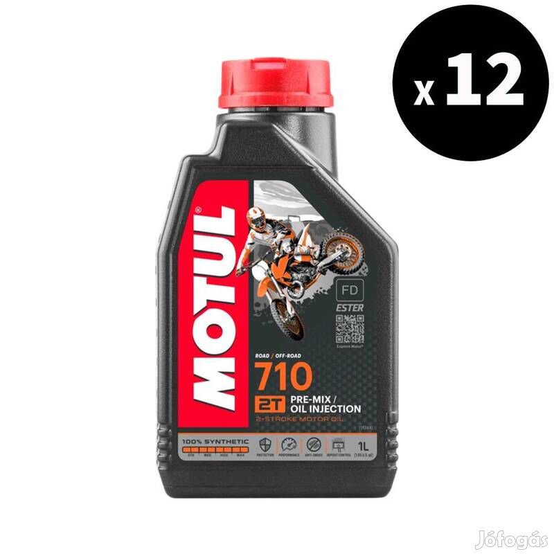 MOTUL 710 2T 2 ütemű motorolaj 1L (12 db)