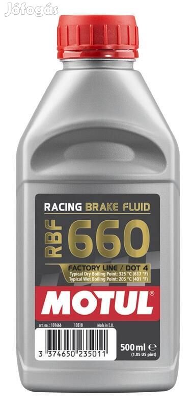 MOTUL DOT 4 RBF 660 versenyfékfolyadék - 500ml x12