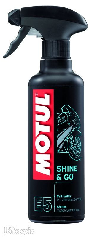 MOTUL E5 Shine &amp; Go szilikon tisztító - 400ml spray x12
