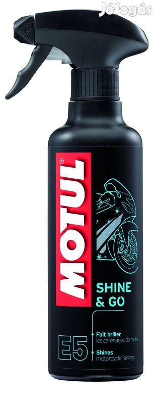 MOTUL E5 Shine &amp; Go szilikon tisztító - 400ml spray x12