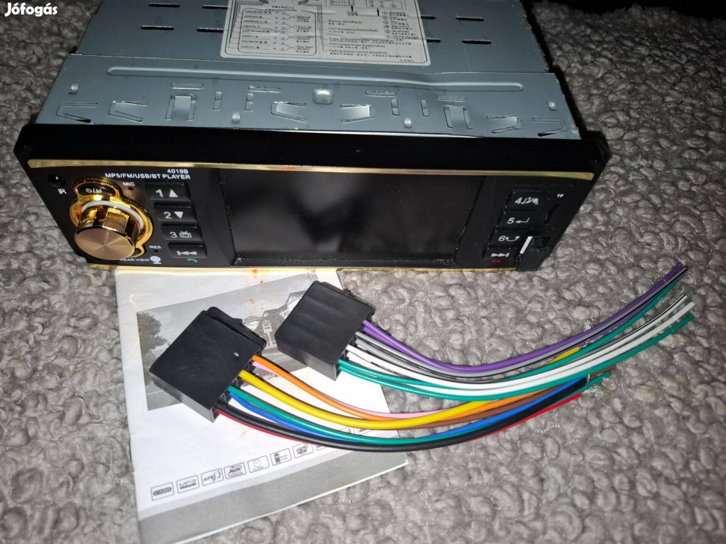 MP5 lejátszó Techstar 4319 1DIN, HD képernyő 4.1", USB, AUX IN