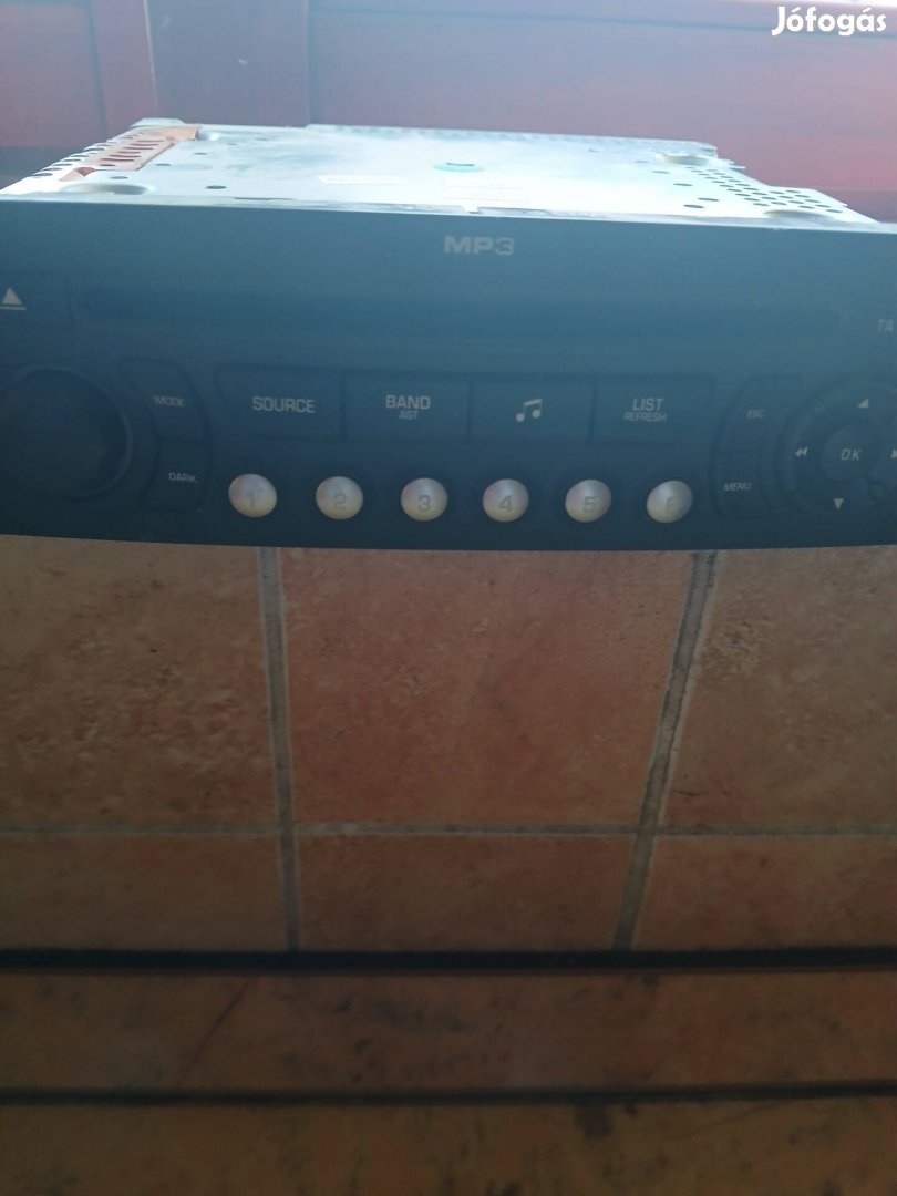 MP 3-as autó rádió