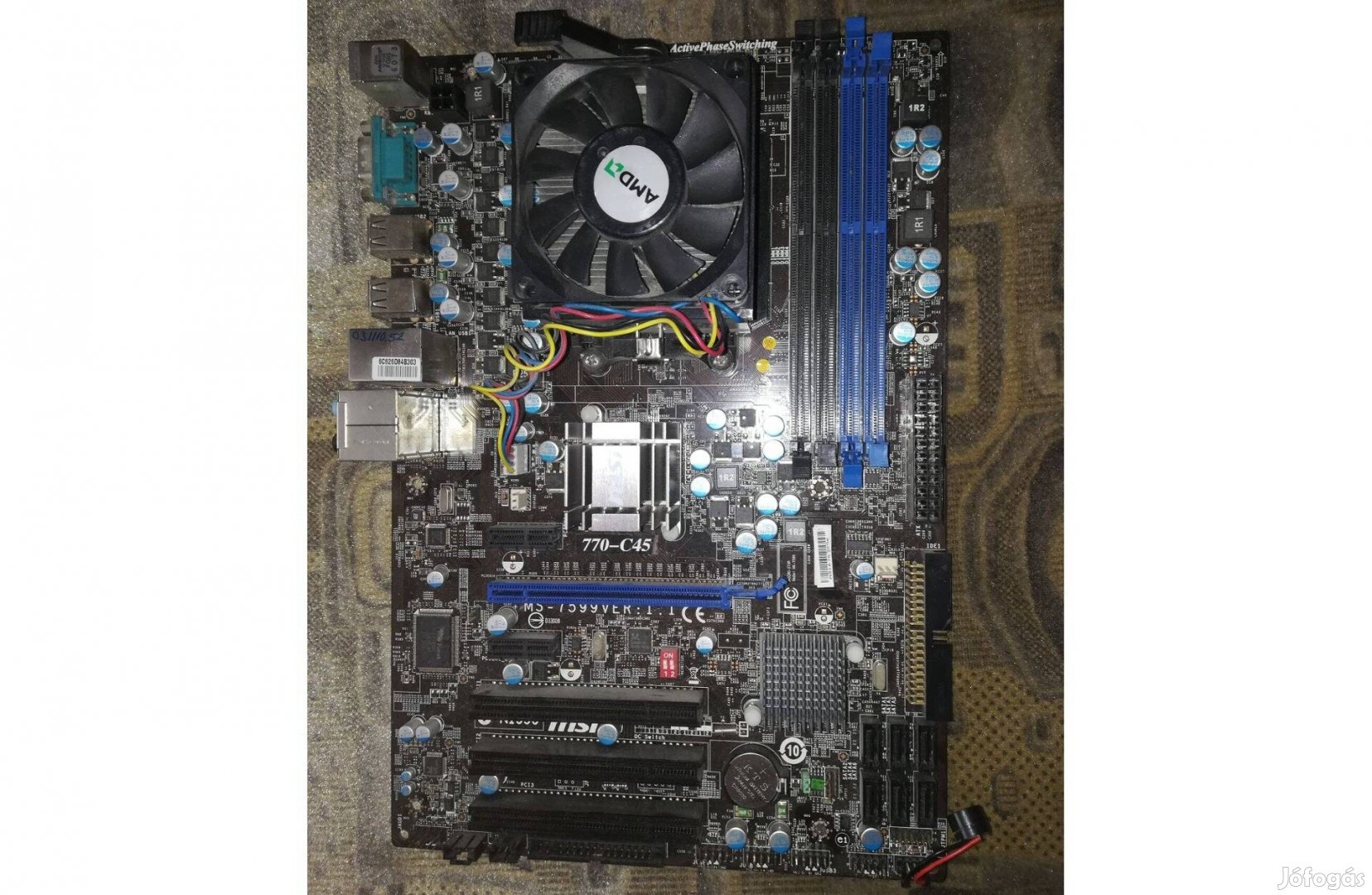 MSI 770-C45 alaplap + CPU