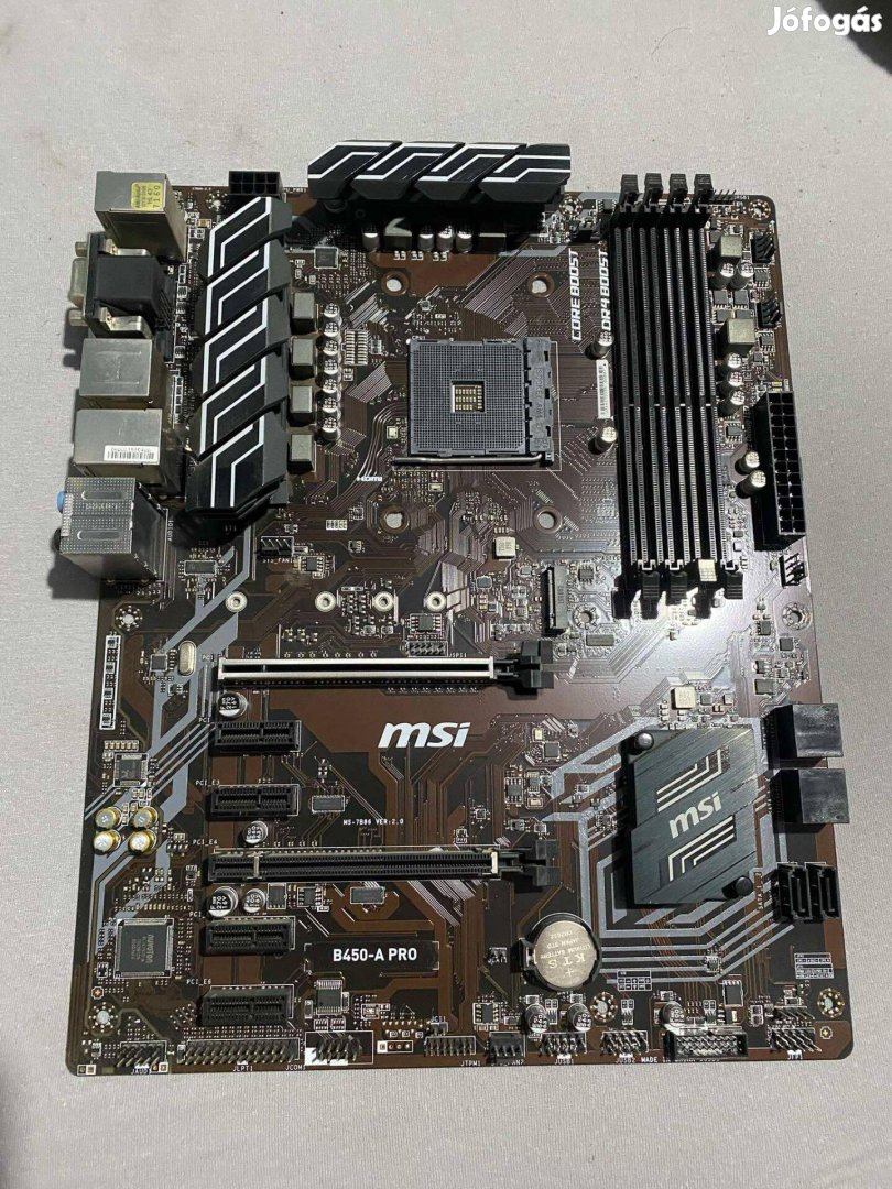 MSI B450-A Pro alaplap