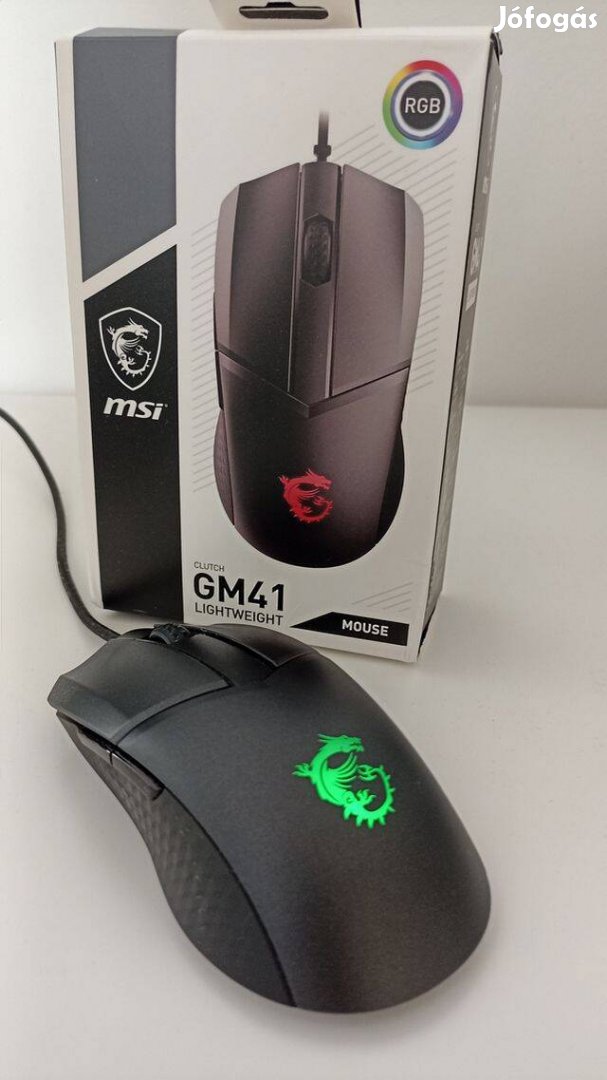 MSI Clutch GM41 Lightweight RGB gaming egér