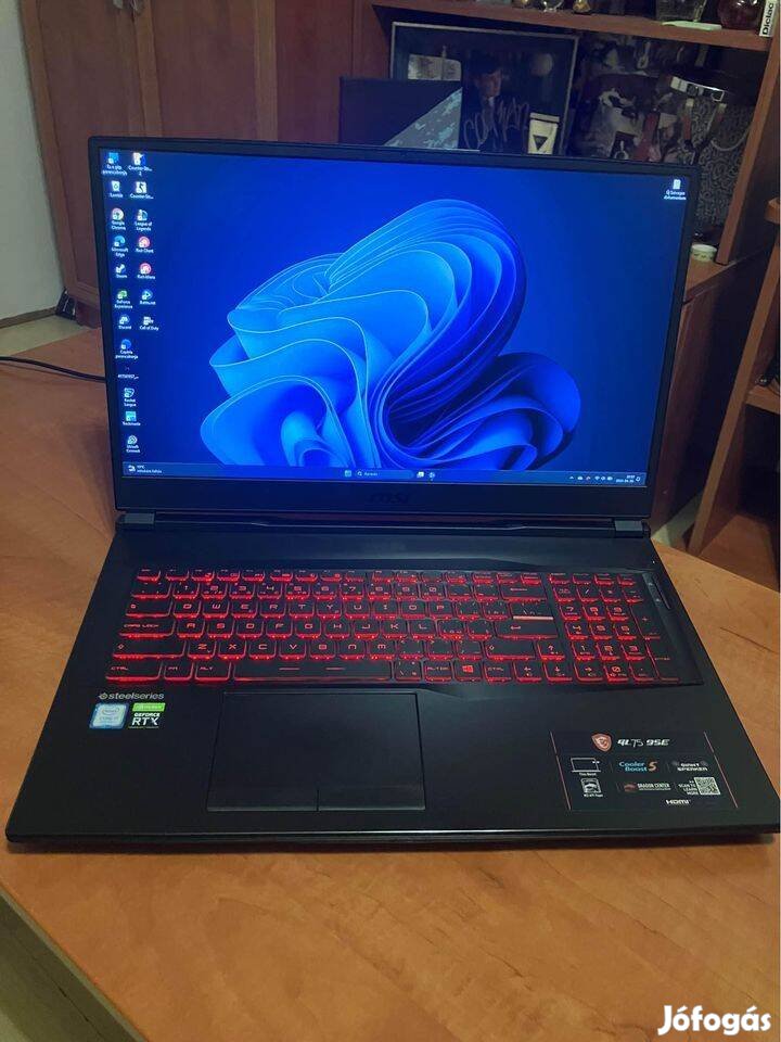 MSI GL75 9SE 17.3 Gamer laptop Rtx2060