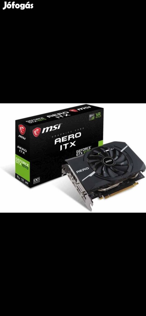 MSI Geforce Gtx 1070 Aero Itx 8G OC