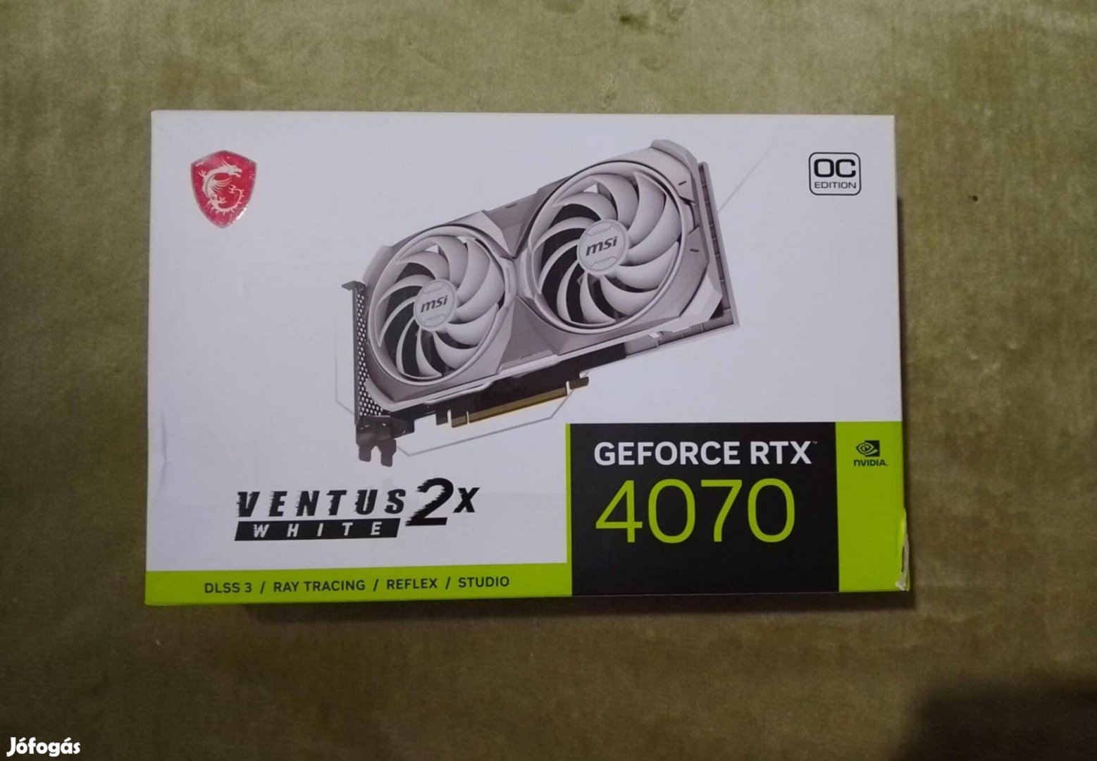 MSI Geforce Rtx 4070 Ventus 2X OC White 12GB Gddr6X 192bit