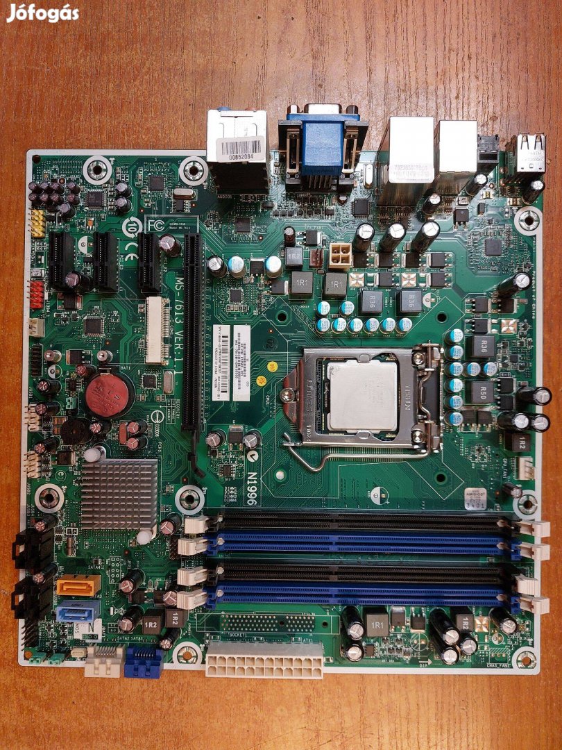 MSI MS-7613 ajándék i3 550 CPU-val