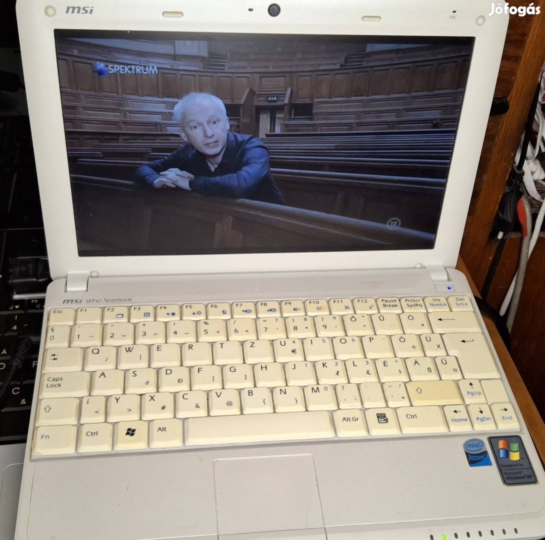 MSI U100 laptop, Windows XP azonnal használható