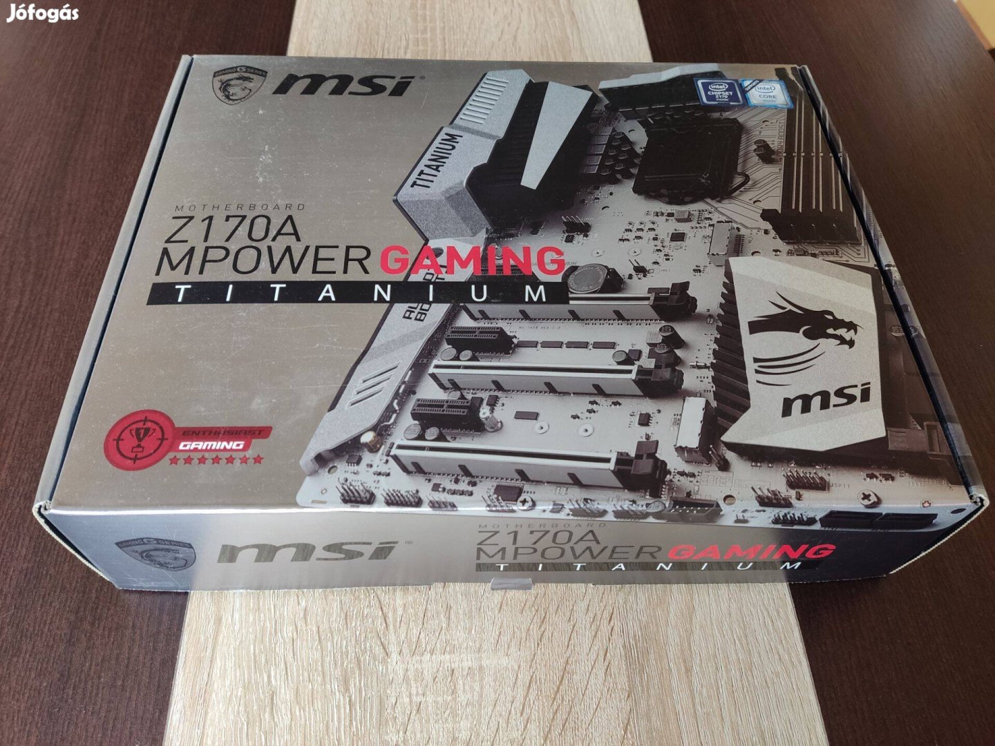 MSI Z170A Mpower Gaming Titanium motherboard / hibátlan alaplap eladó