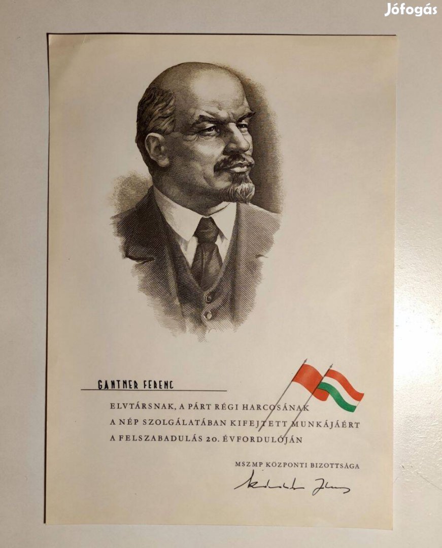 MSZMP KB Okirat 1965