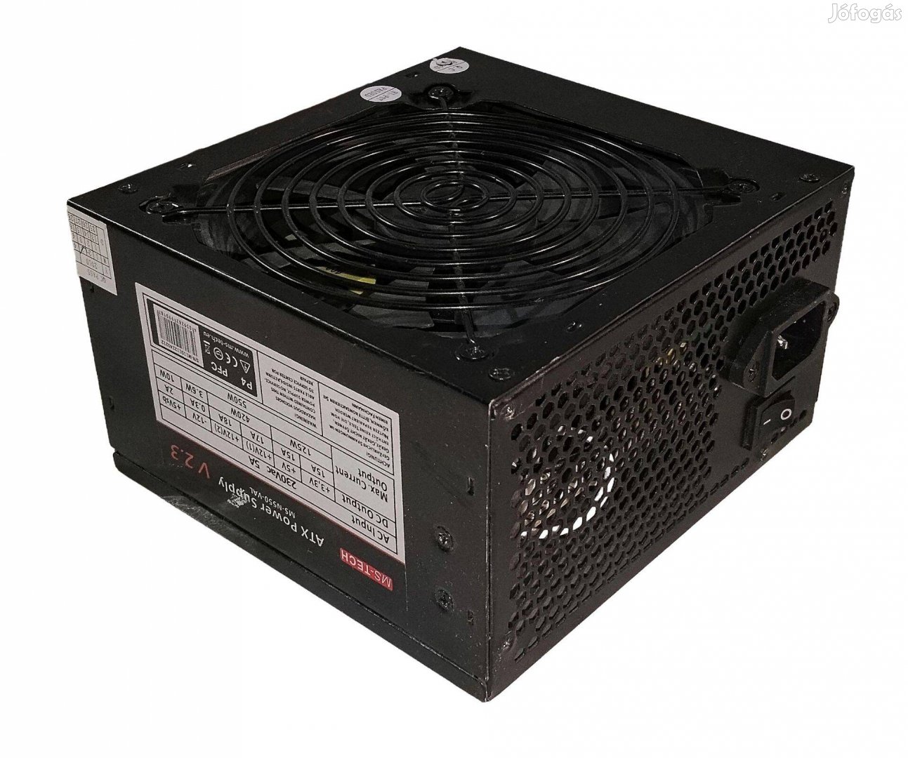 MS-Tech 550W tápegység SATA PCI-E