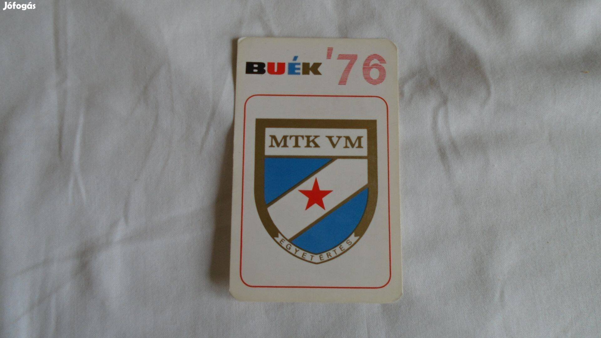 MTK - 1976-os Kártyanaptár - újszerű - Gyűjtőknek!