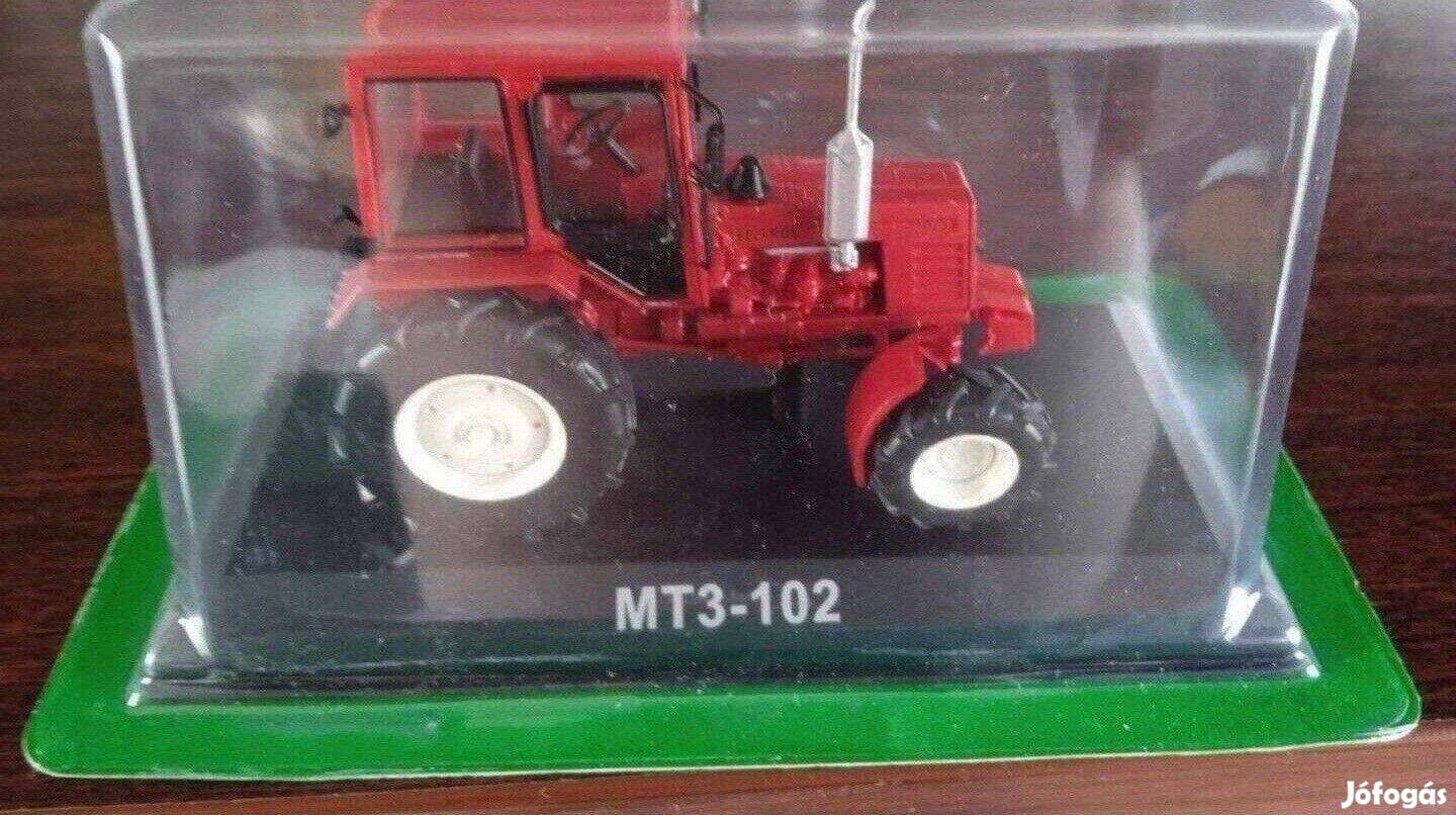 MTZ 102 (82R) traktor kisauto modell 1/43 Eladó