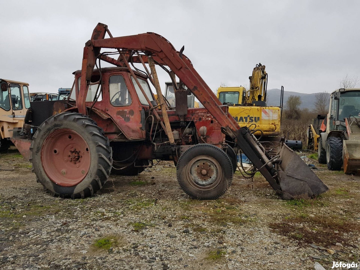 MTZ 50.Rakodóval
