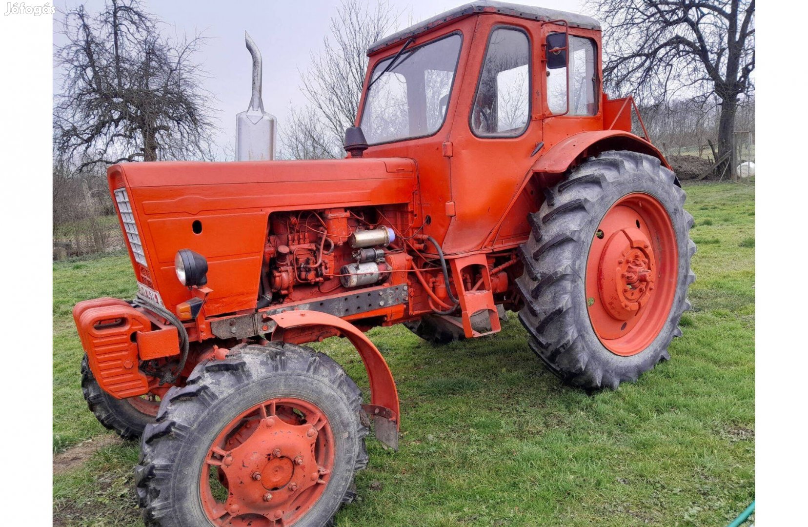 MTZ 52 traktor 4X4 eredeti NDK-s forgalomban sose volt veterán eladó