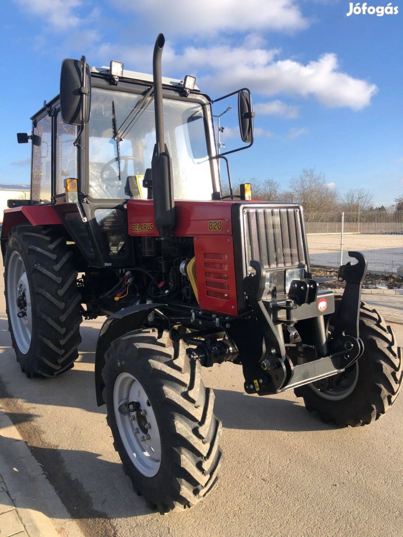 MTZ-820 front hidraulikával össze vizsgáztatva !