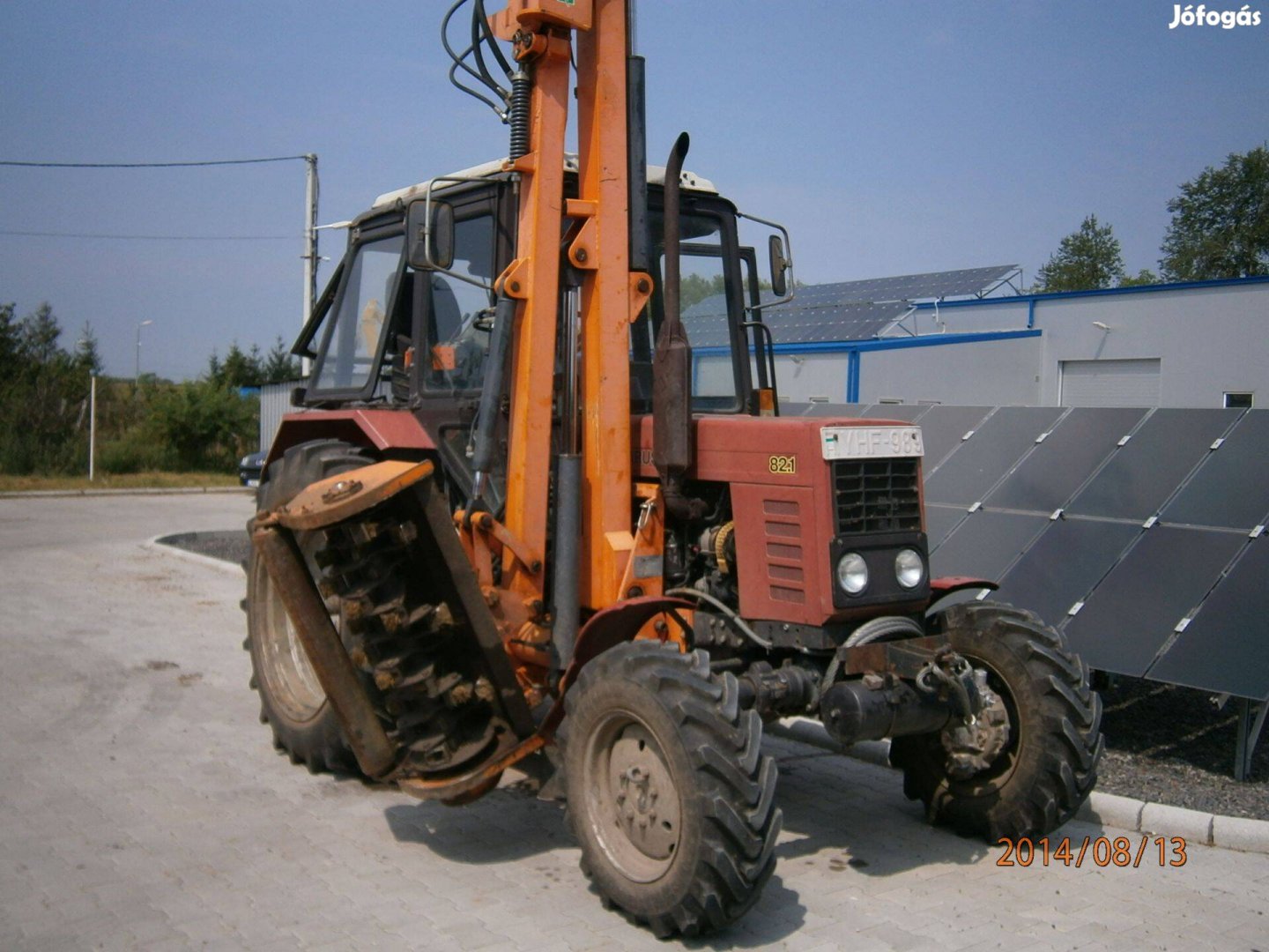 MTZ 82,1 Hidrot G6001 rézsűkaszával