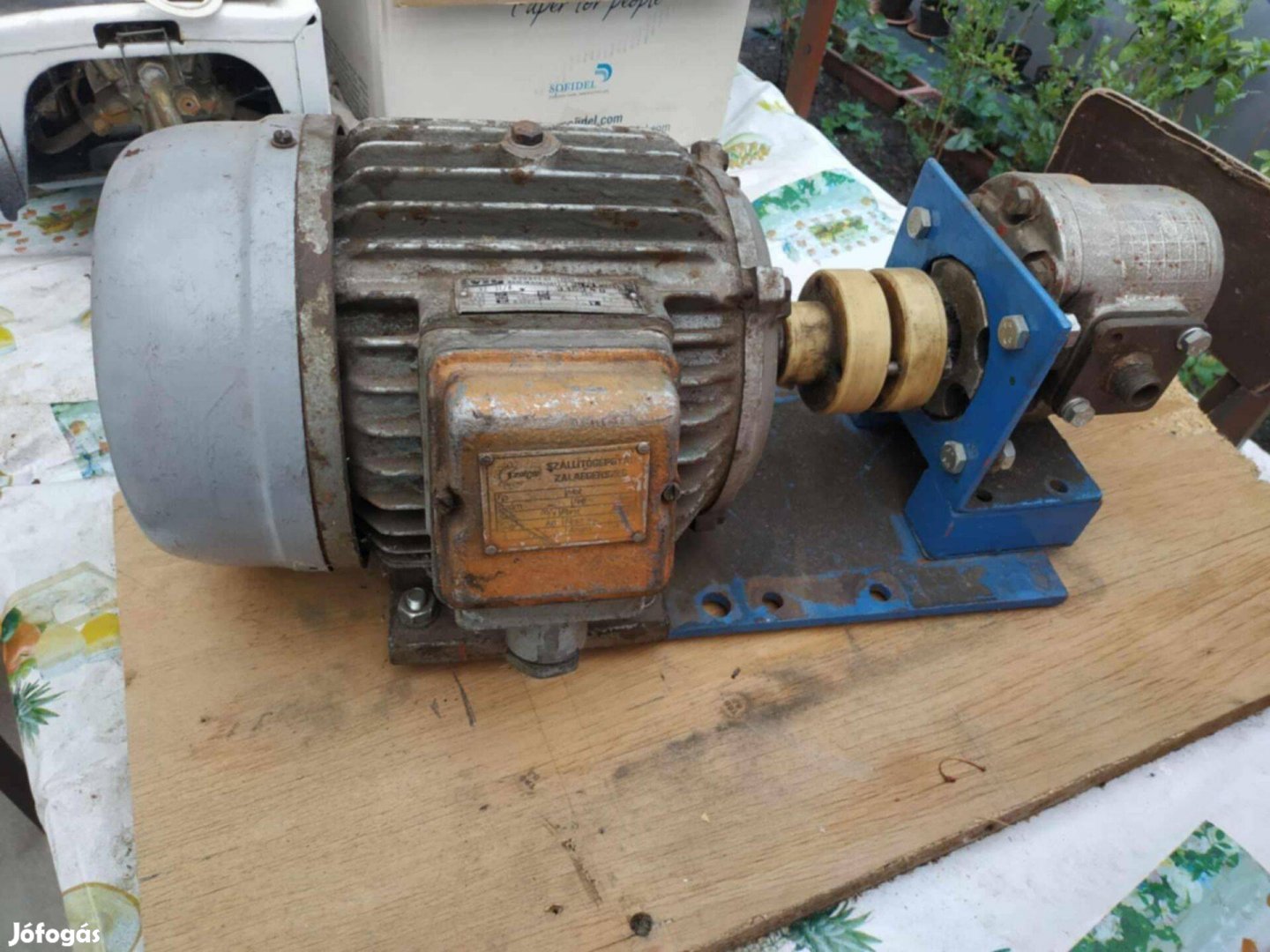 MTZ szivattyú 3kw-os motorral