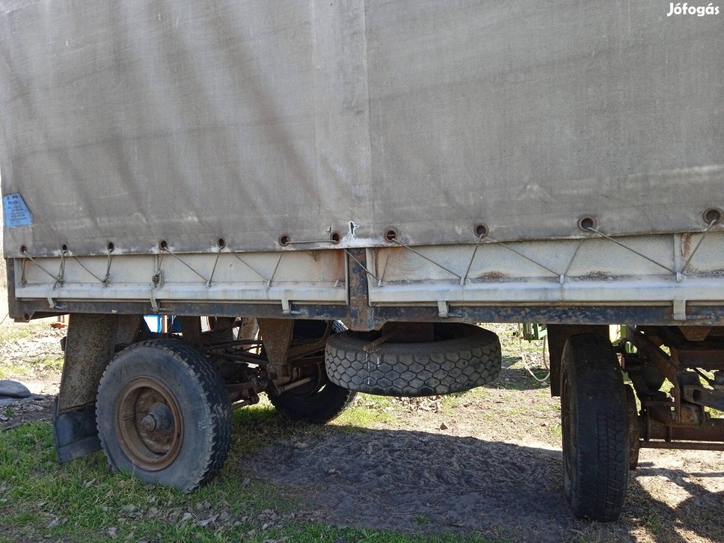 MTZ traktor vagy IFA tgk után 61 02 pótkocsi eladó 