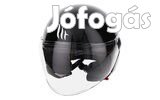 MT Helmets Jet / Nyitott bukósisak MT Street Uni fekete fényes S