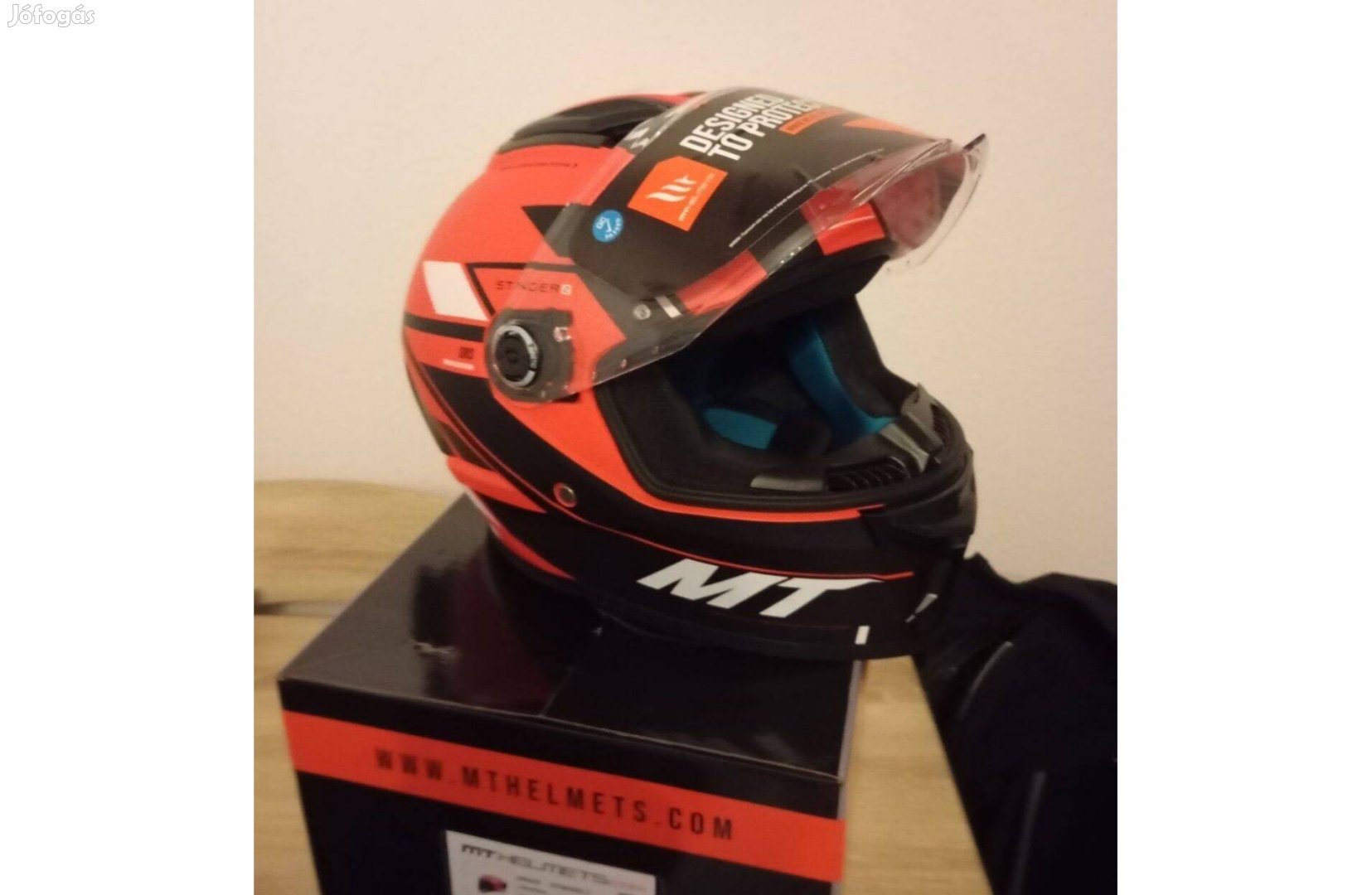 MT Helmets Stinger 2 zárt bukósisak sisak bukó L méret Új!