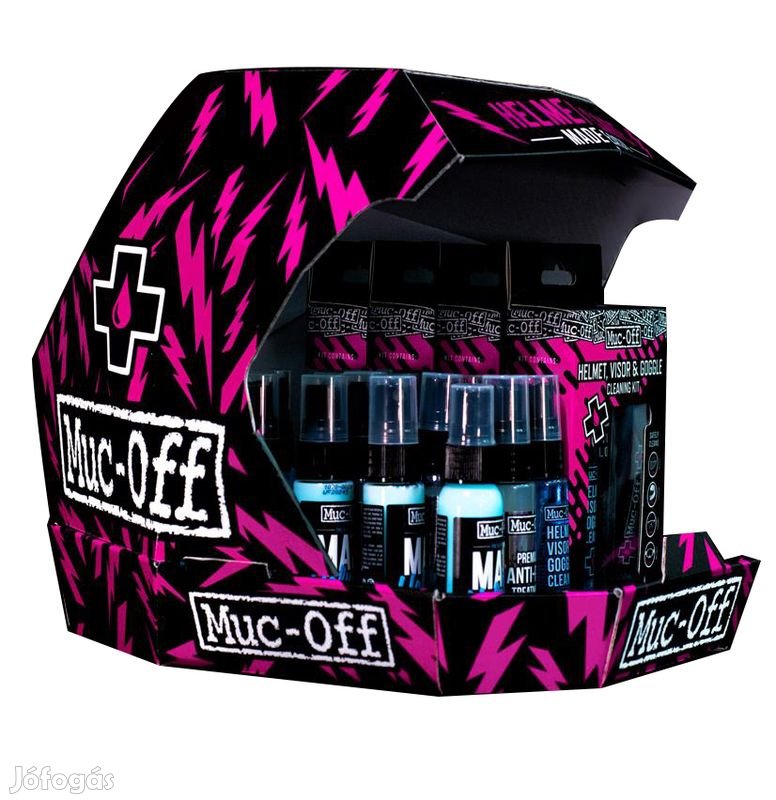 MUC-OFF bukósisak pult kijelző