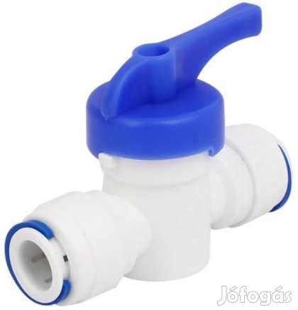 MŰanyag csap 1/4"-os (6,3mm)-es gyorscsatlakozokkal  (2459)
