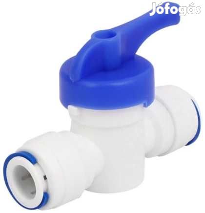 MŰanyag csap 1/4"-os (6,3mm)-es gyorscsatlakozokkal  (2459)