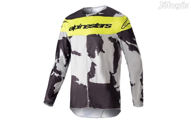 MX Jersey Alpinestars Racer Taktikai álcázott/neon sárga M