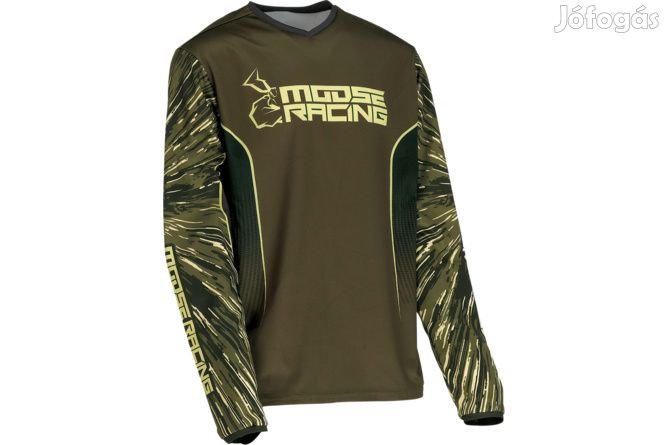 MX Jersey Moose Racing Kids Agroid olívzöld/tan XS