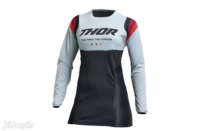 MX Jersey Thor Pulse hölgyeknek Rev fekete / fehér XS