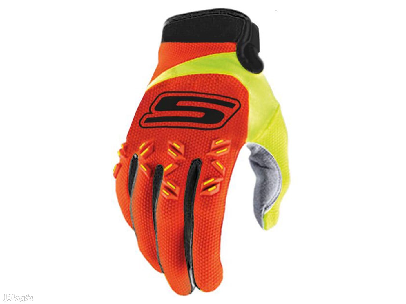 MX S-Line homologizált kesztyű, narancssárga / fluor-sárga - S méret