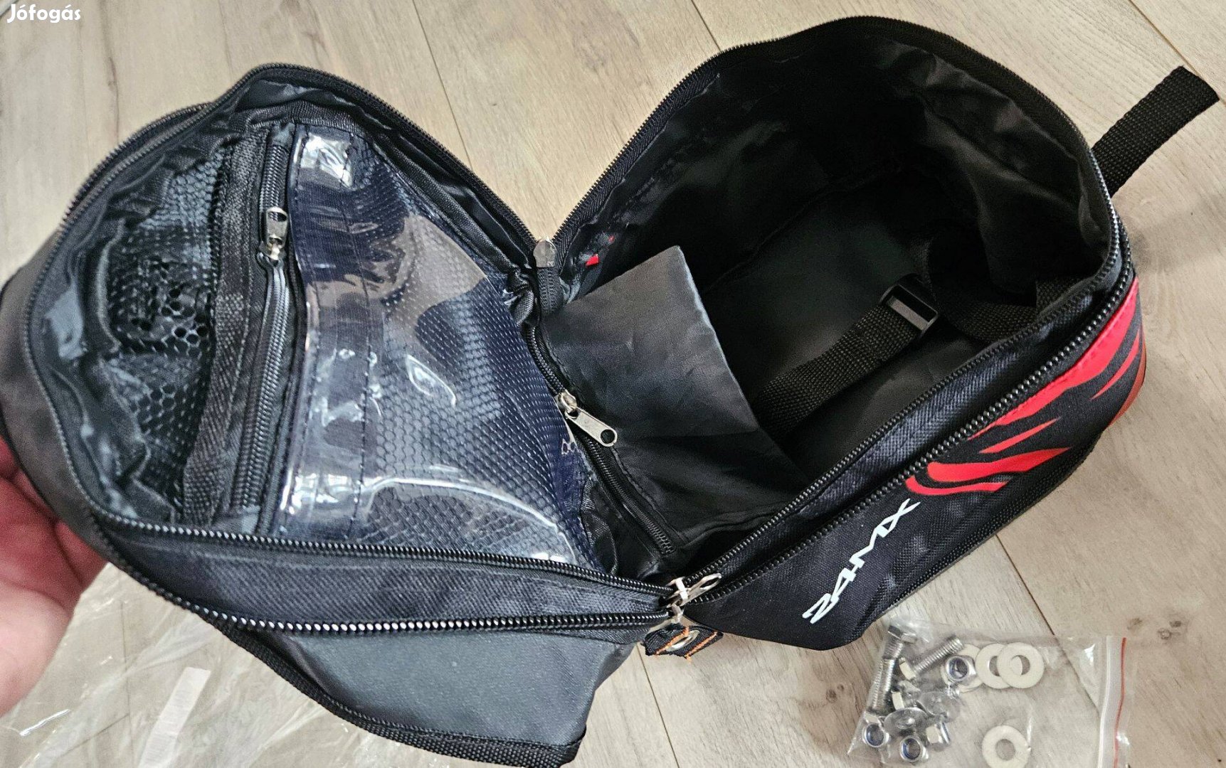 MX motoros hátsó táska szerszámtartó tartó + platni offroad enduro