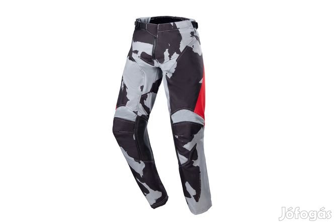 MX nadrág Alpinestars gyerek Racer Tactical álcázott/piros 28