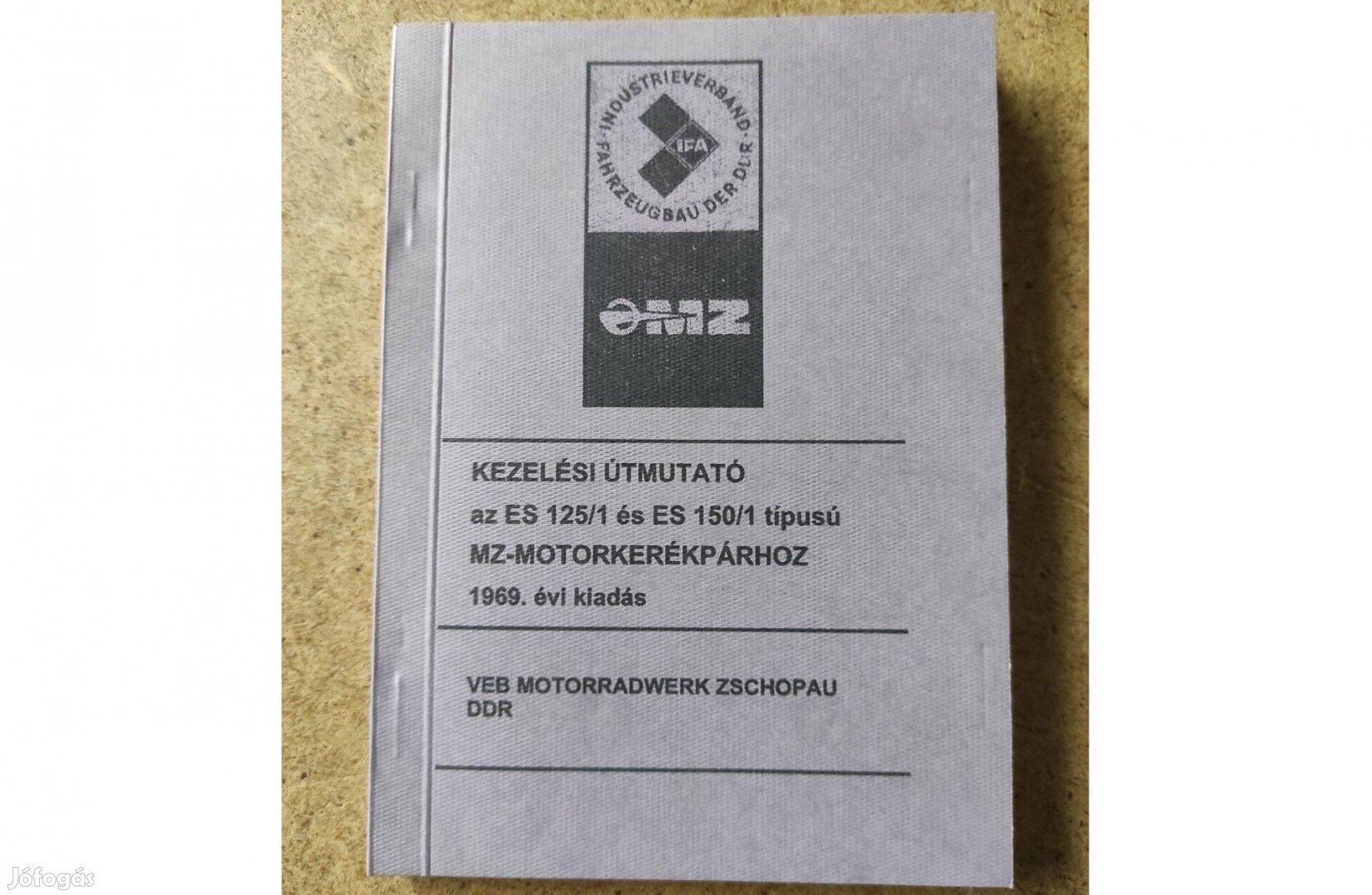 MZ Es 125/1 és 150/1 kezelési utasítás