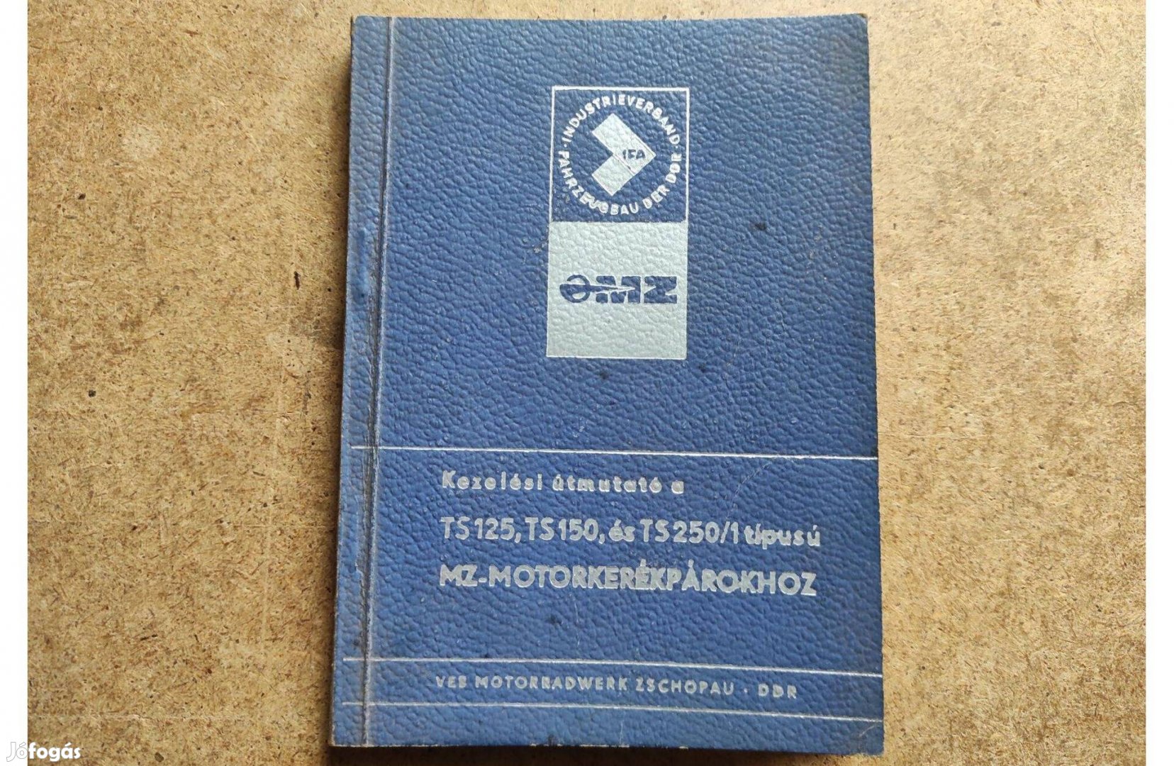 MZ TS 125, TS 150, TS 250/1 kezelési útmutató. 1975.07-