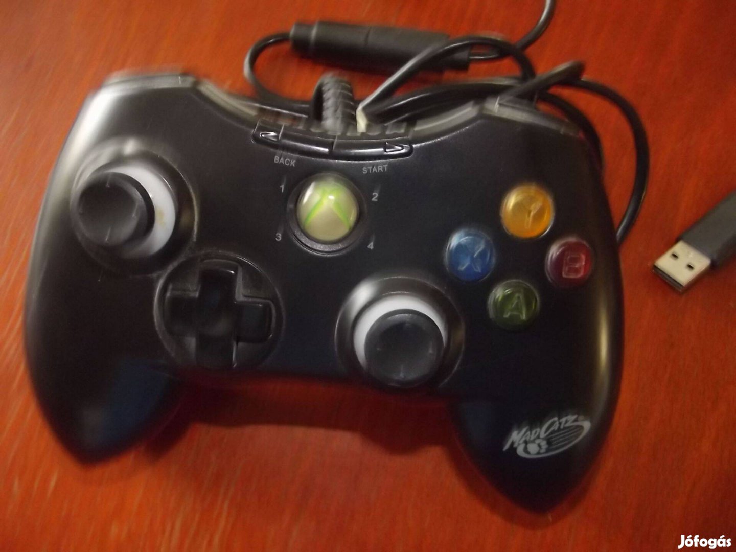 M-110 Xbox 360 Fekete Mad Catcz Vezetékes Controller