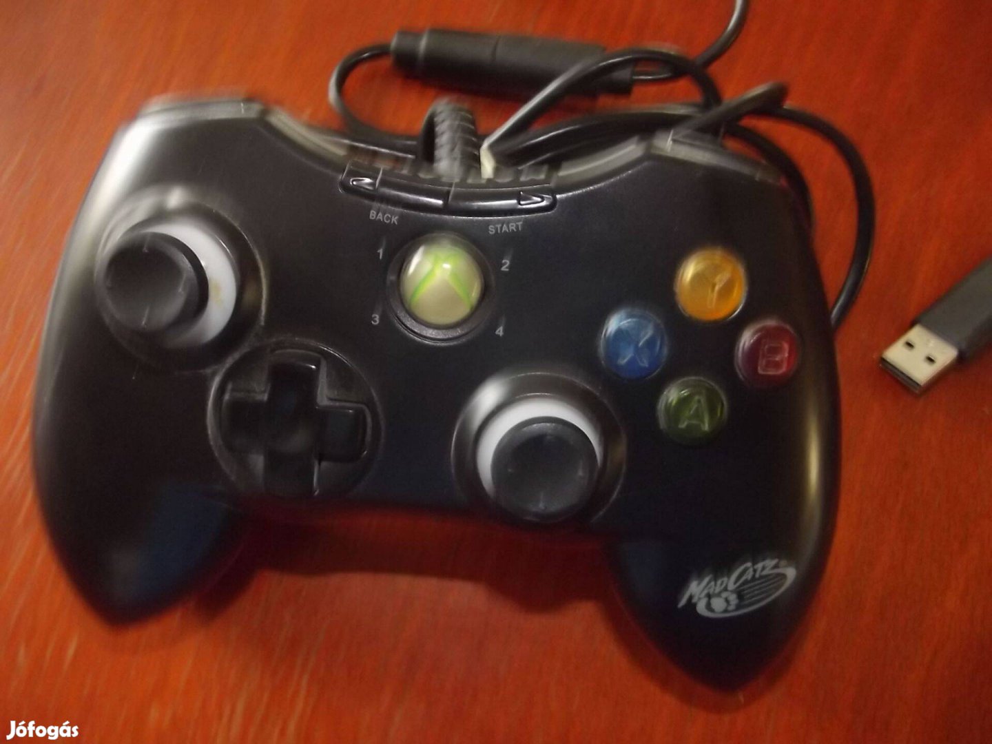 M-110 Xbox 360 Fekete Mad Catcz Vezetékes Controller