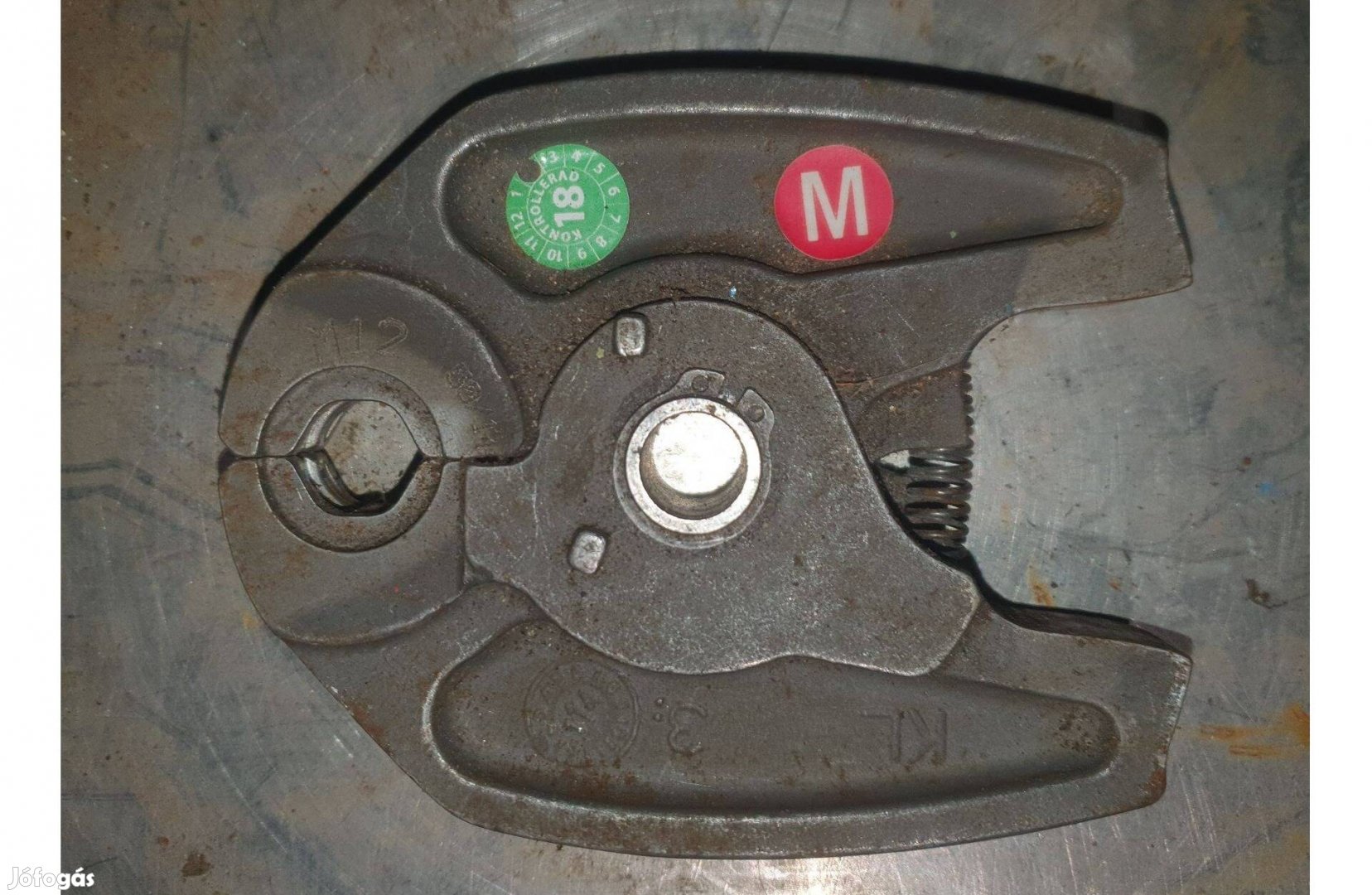 M-12 m-15 cső prés press pofa szorító m12 m15