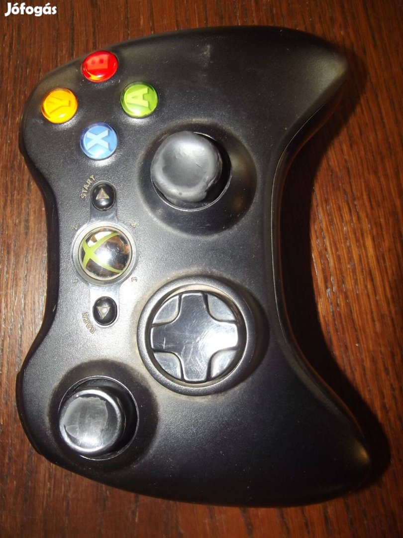 M-28. Xbox 360 Fekete Vezeték Nélküli Controller