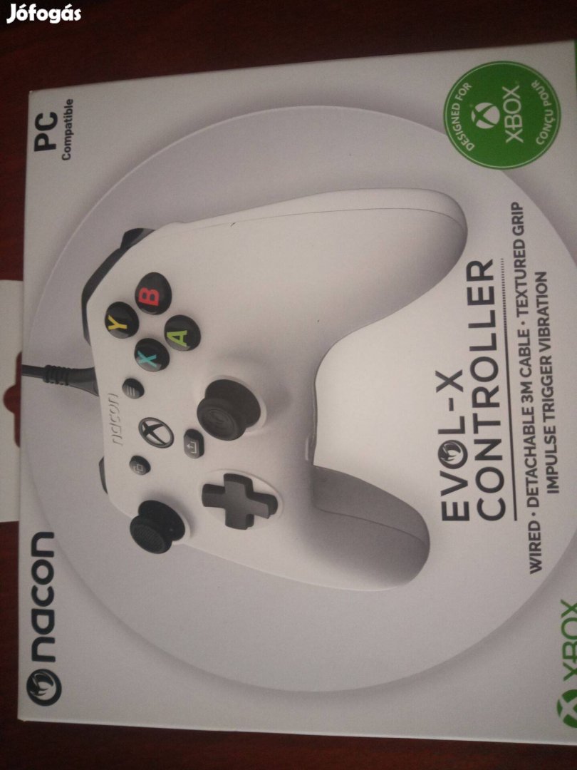 M-31 Xbox One - Pc Nacon Evol-X Fehér Vezetékes Controller Új Bontatl