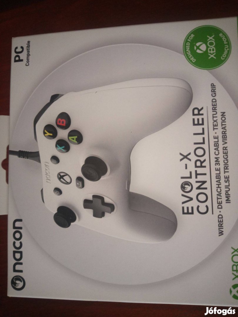 M-31. Xbox One - Pc Nacon Evol-X Fehér Vezetékes Controller Új Bontatl