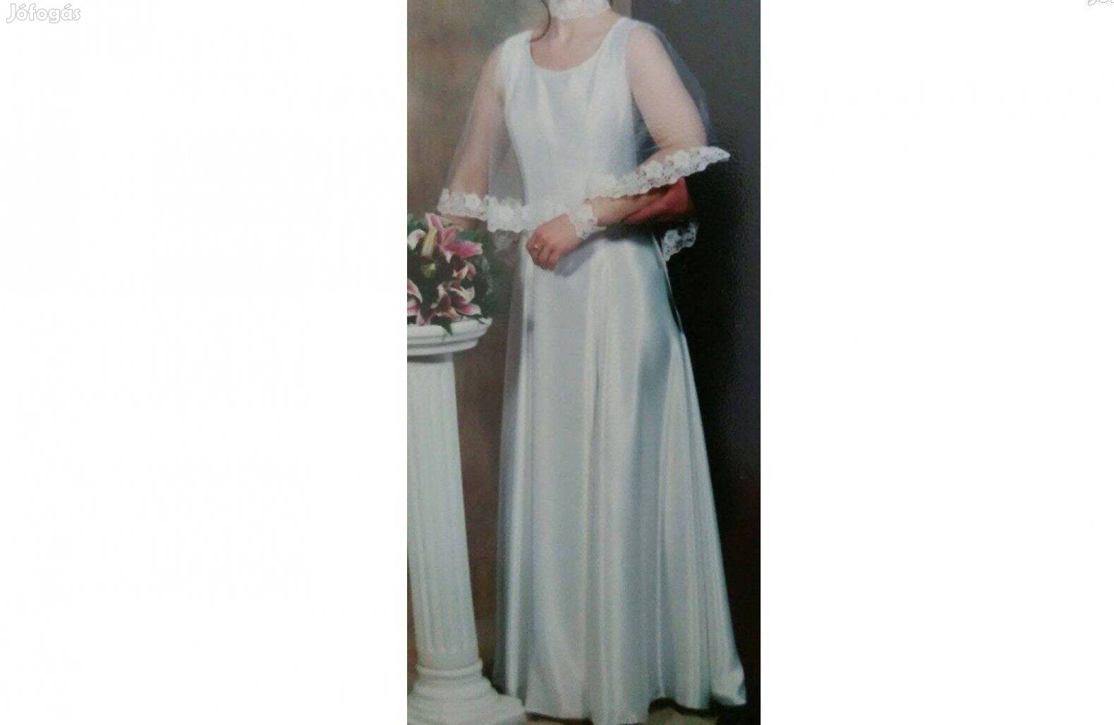M 36 38 Menyasszonyi ruha alapruha első báli ruha 1x viselt